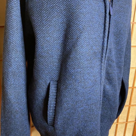 Scott James Jacket Navy Blue Knit Fully Lined NWT Jacket - Picture 5 of 12